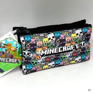 Estojo Minecraft 3 Fechos ref.334-04132