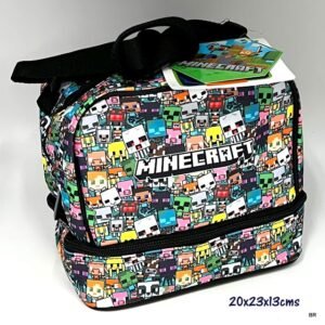 Lancheira Minecraft térmica 20x23x13cms ref.316-04220