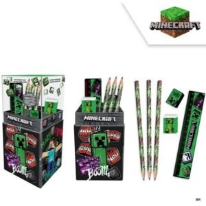 Conjunto Minecraft Escolar 20x8cms ref. MC00072