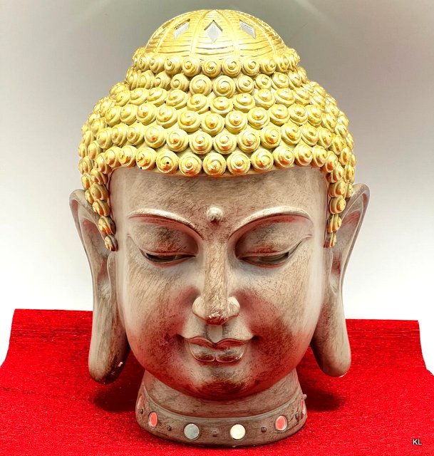 Busto de Buda Resina 21x28cms ref.8260