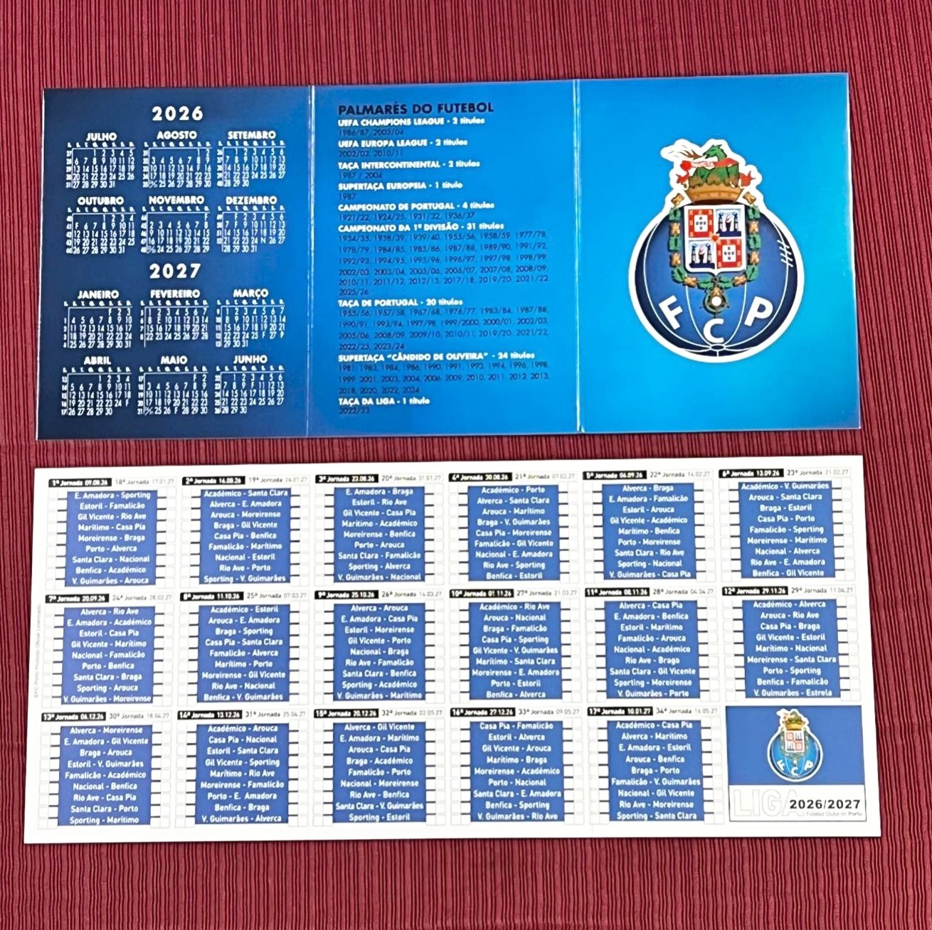 Pack de 10 Calendarios Bolso FC Porto 26/27 ref.590874