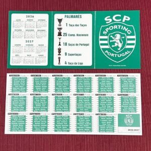 Pack de 15 Calendarios Bolso Sporting CP 26/27  ref.590873