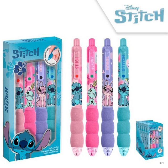 Conjunto 4 Esferográficas Stitch ref.ST00139