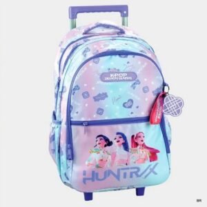 Mochila K-POP Escolar C/rodas 46cms ref.364-02074