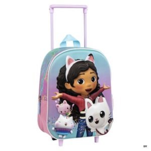 Mochila Gabby c/ rodas ( Pre Escolar)-30x25x12cms ref.2100006186