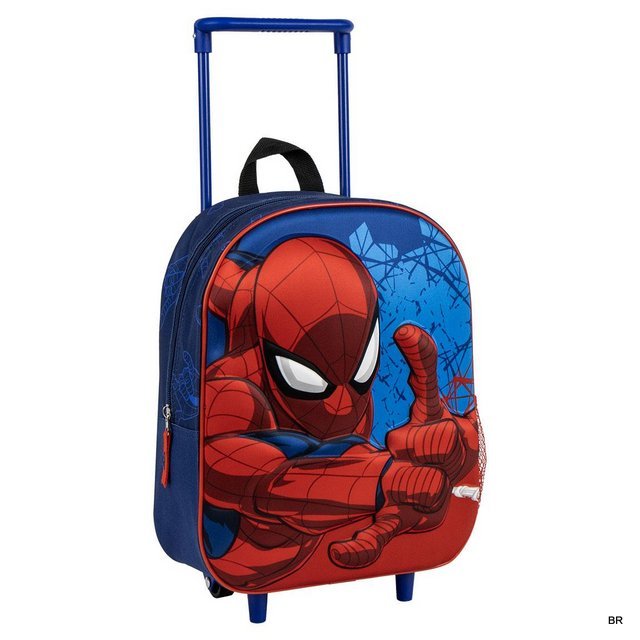 Mochila Homem Aranha c/ rodas ( Pre Escolar)-30x25x12cms ref.2100005107