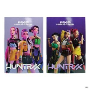 Pack de 2 Cadernos A5 K-POP Pautado Ref.364-02400