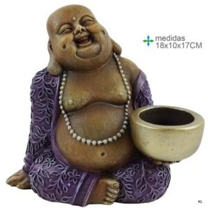 Buda Fortuna em Resina 18x10x17cms ref.BR79466