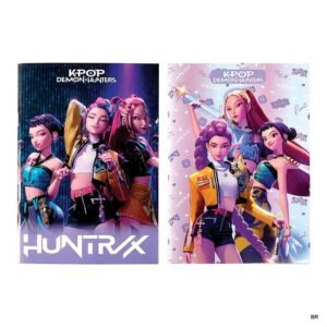 Pack de 2 Cadernos A4 ( 50 folhas) K-POP Pautado Ref.364-02444