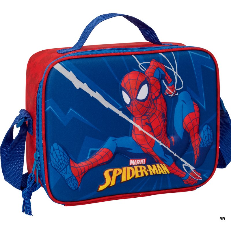 Lancheira Homem Aranha térmica 3D 26x22cms ref. 822601041