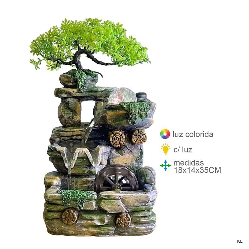 Fonte Resina 18x14x35cms ref.FR79517