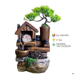Fonte Resina 18x15x35cms ref.FR79519