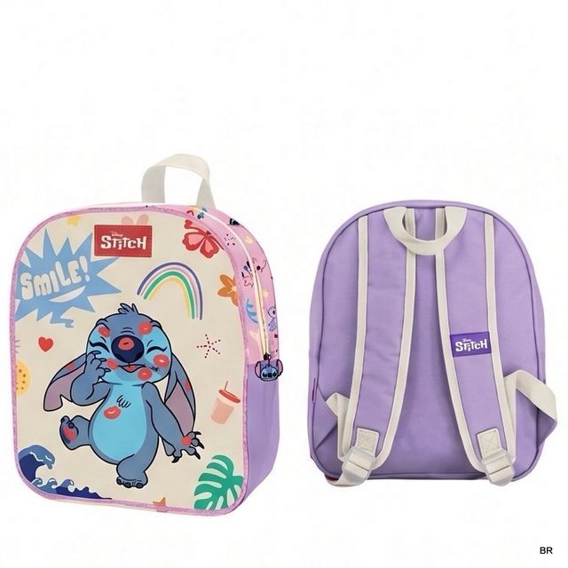 Mochila Stitch Pré Escolar 3D- 30x22cms ref.ZH25000