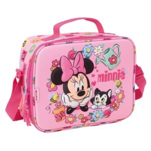 Lancheira Minnie térmica 3D 26x22cms ref.822684041