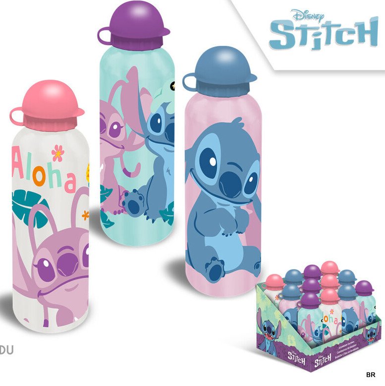 Pack de 3 Cantil Stitch Alumínio 500ml ref.ST00087