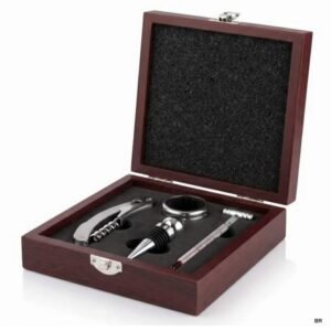 Conjunto  de Acessórios Vinho Inox 15x17cms ref. RC232477
