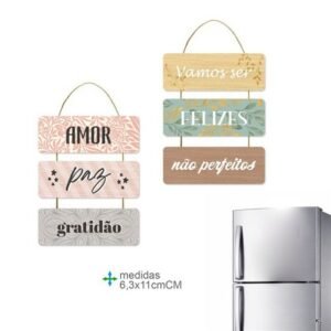 Pack de 2 Íman Boas Energias 6.3x11cms ref.IM79018