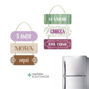 Pack de 2 Íman Boas Energias 6.3x11cms ref.IM79010