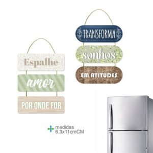 Pack de 2 Íman Boas Energias 6.3x11cms ref.IM79011