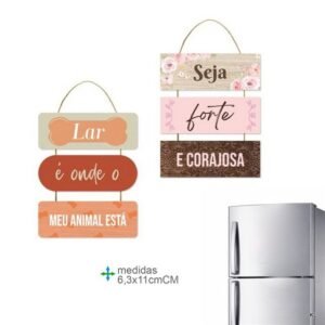 Pack de 2 Íman Boas Energias 6.3x11cms ref.IM79015