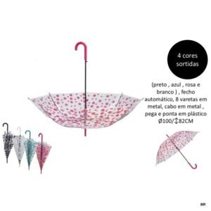 Pack de 4 Chapéus de Chuva transparente ref.24819
