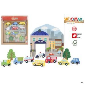 Brinquedo Madeira Figuras Cidade 28x31 cms ref.39900