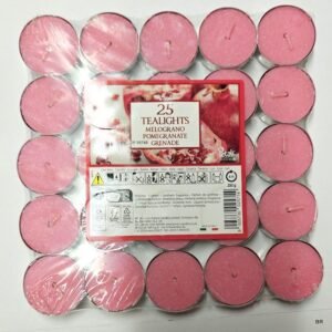 Vela TeaLight 25 Unidades Romã ref.25714