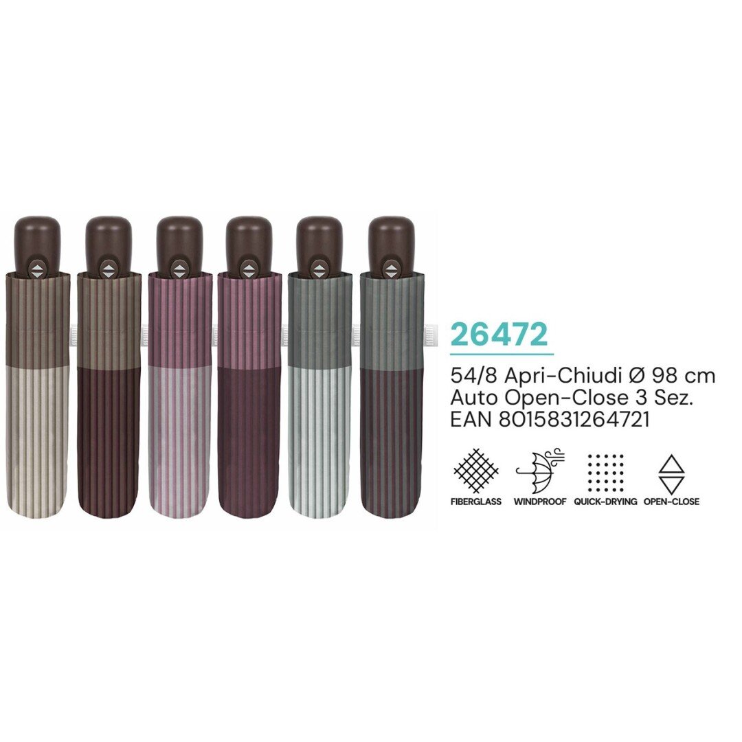 Pack de 3 Chápeus de Chuva Abra Fecha Curto ref. 26472