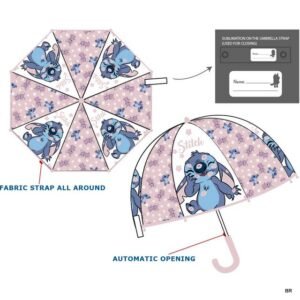 Pack de 2 Chapéu de Chuva Stitch 46cms ref. HY83058