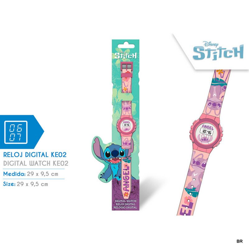 Relógio Digital Stitch ref. ST00087