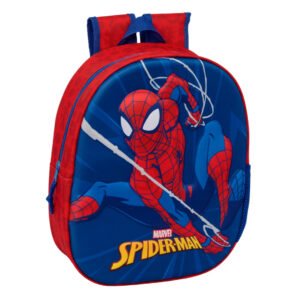 Mochila Homem Aranha Pre Escolar 3D 33x27x11cms ref. 622601890