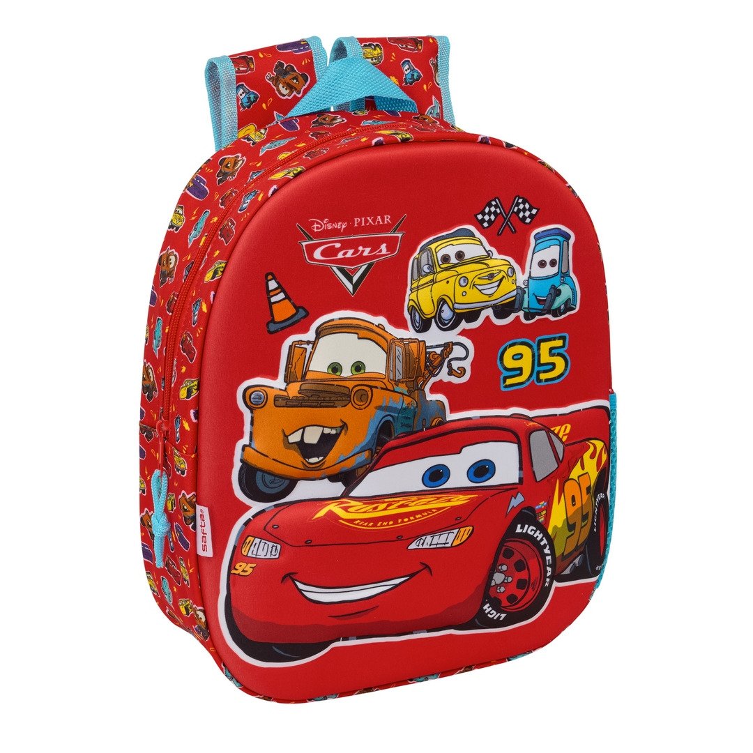 Mochila Cars- Faisca Pre Escolar 3D 33x27x11cms ref. 622608890