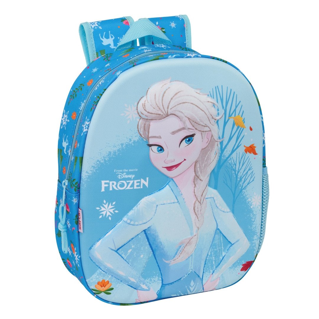 Mochila Frozen Pre Escolar 3D 33x27x11cms ref. 622698890