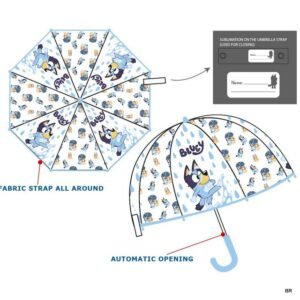 Pack de 2 Chapéu de Chuva Bluey 46cms ref. HY83053