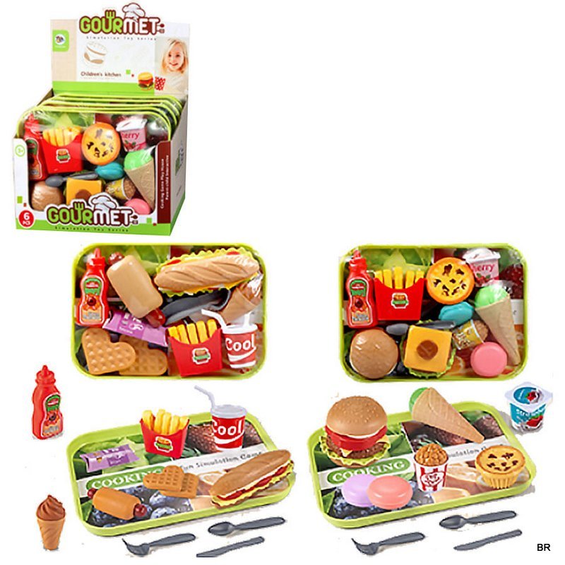 Brinquedo Tabuleiro c/Alimentos ref.56166