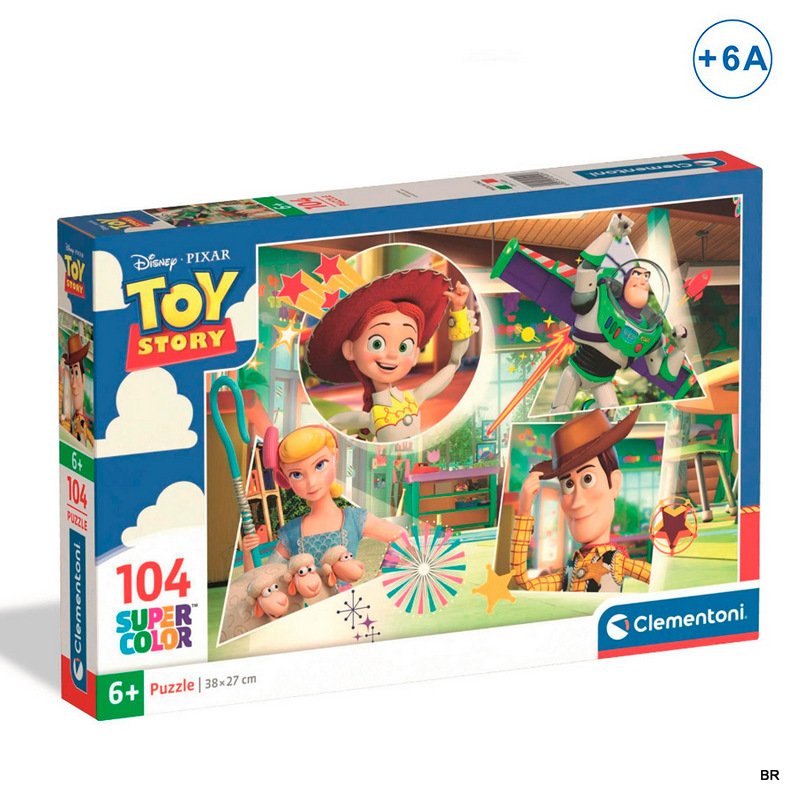 Puzzle Toy Story 104 peças 38x27cms ( +6Anos) ref. CE25009