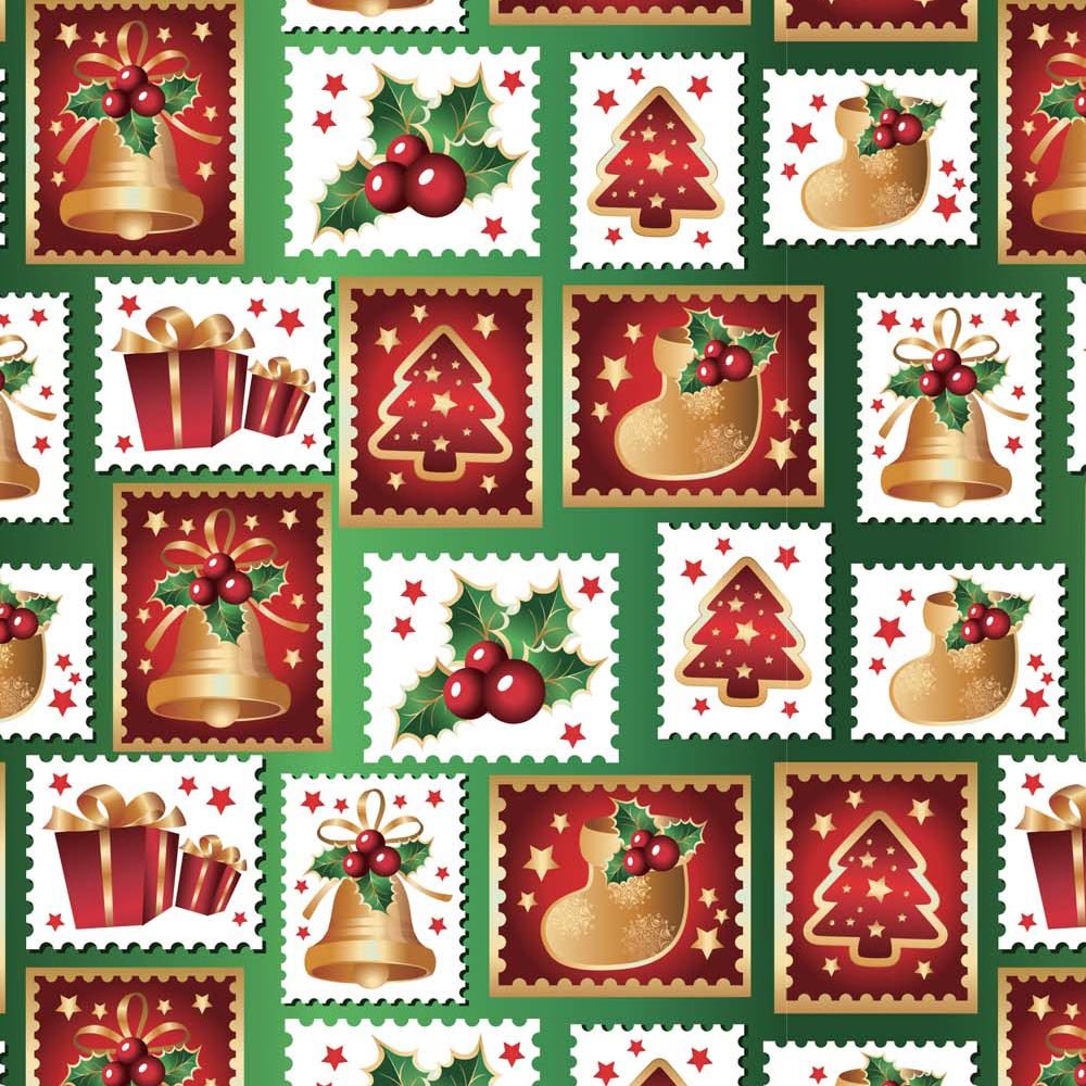 25 Folhas Papel Embrulho Natal 70x100 cms ref. N222