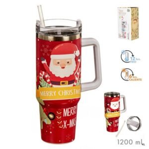 Copo térmico Inox c/Pega Natal 1200ML Ref.2647772