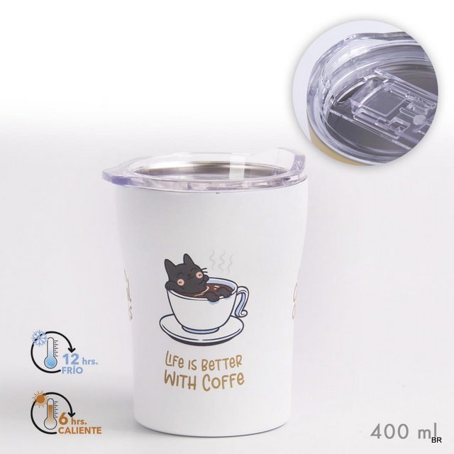 Copo térmico Inox Gato 400ML ref. 2801600