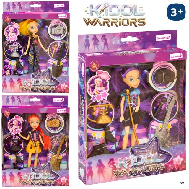 Pack de 3 Brinquedo Bonecas K-IDOL 23cms ref.704401