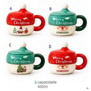 Caneca Natal Cerâmica 400ML ref.CN79631