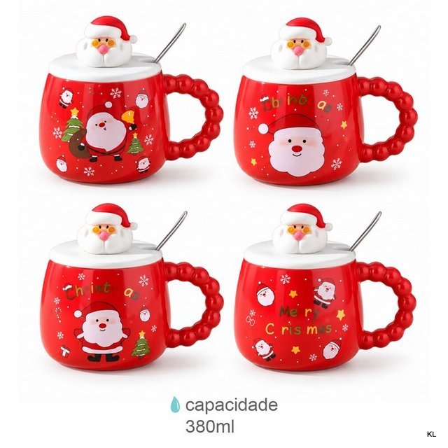 Caneca Natal Cerâmica 380ML ref.CN79633