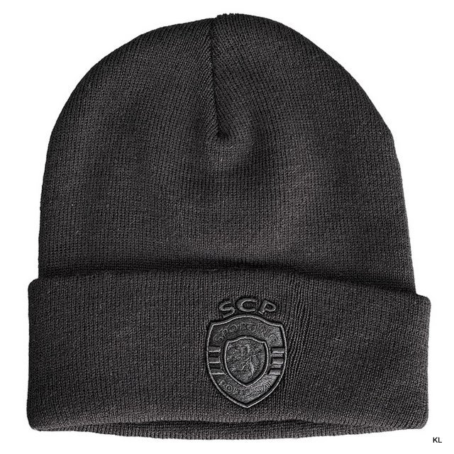Gorro Sporting CP Logo Preto ref. SB020
