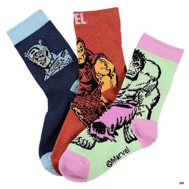 Pack de 3 Pares Meias Avengers ref.ZH06032
