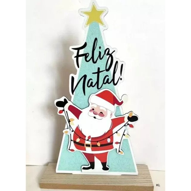 Placa de Mesa Natal MDF 20x27cms ref.BD78879