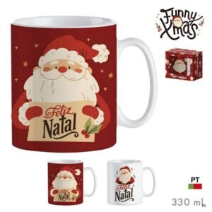 Pack de 2 Canecas de Natal Cerâmica ref.2838028
