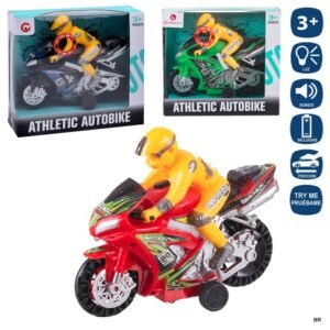 Brinquedo Mota 19cms com Som e Luz ref.703358
