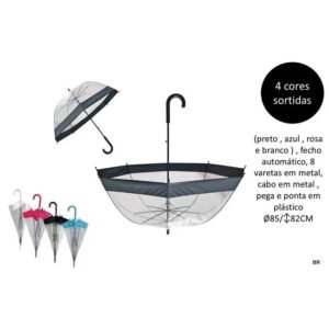 Pack de 4 Chapéus de Chuva transparente ref.23606
