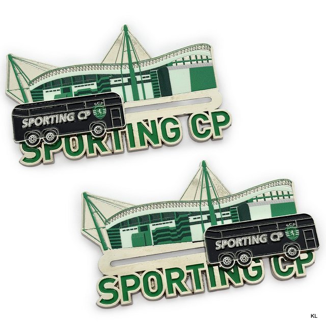 Íman Sporting CP 8cms Estádio ( Logo Deslizante) ref.SM019