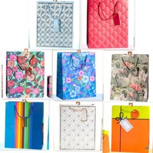 Pack de 8 Sacos Papel Cartonado Fantasia 26x32x12cms ref. 260/5